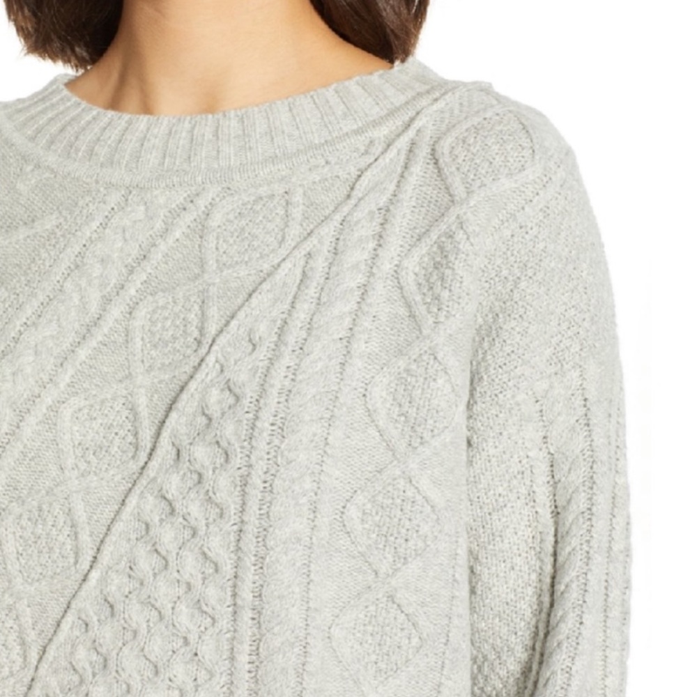 J.Crew Patchwork Oversize Tunic Sweater - image 2